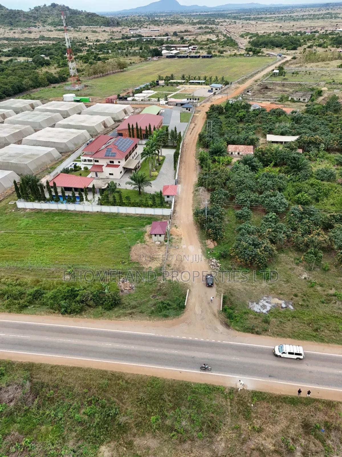 Demarcated Plot at Asutuare Junction Mahama Farms - Land in Greater Accra, Accra Metropolitan - Sale