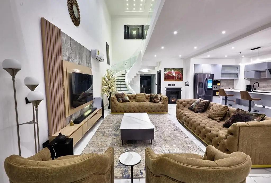 Furnished 3bdrm Townhouse / Terrace for rent - 3 bedroom House in Greater Accra, East Legon, Boundary Road Area - Rent