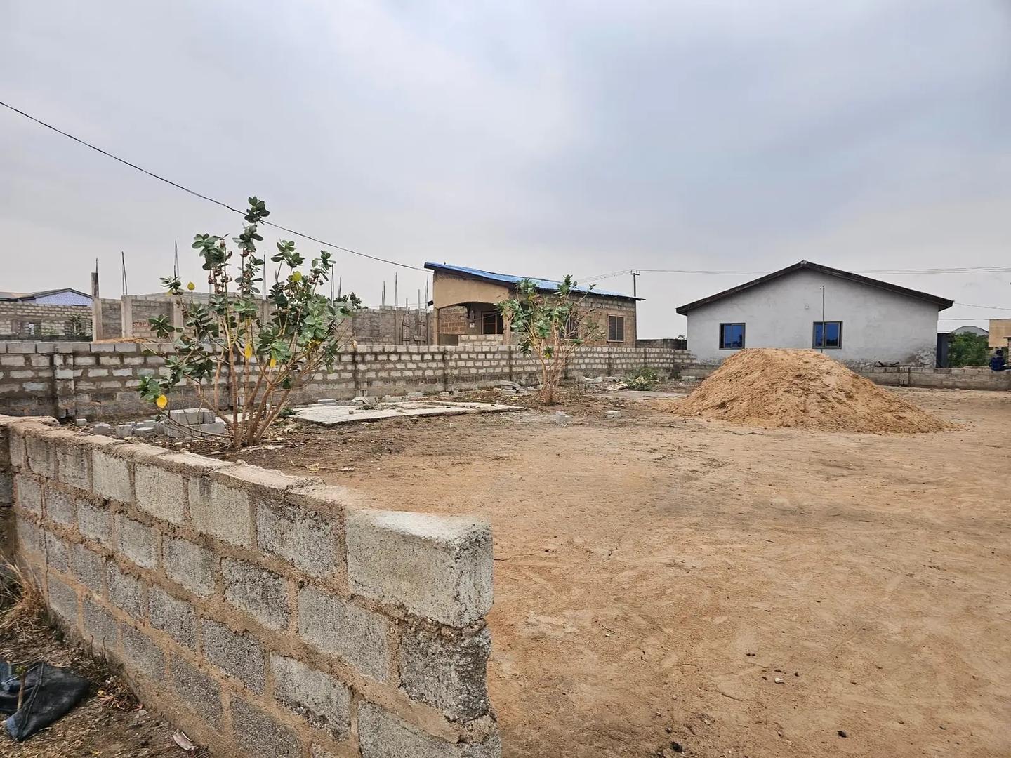 Half Plot of Land for Sale in Santoe, After East Legon Hills Gate. - Land in Greater Accra, Accra Metropolitan - Sale
