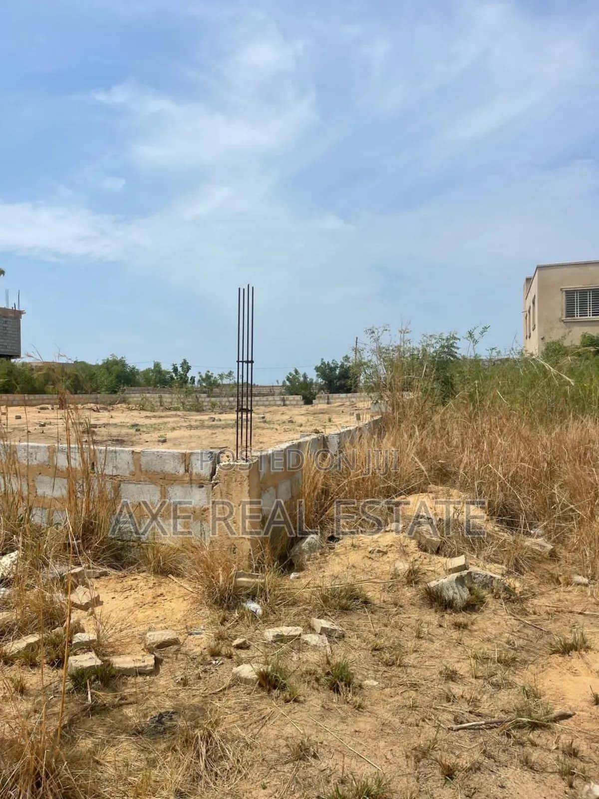 Demarcated With Free Court Stamp on Half Plot at Prampram - Land in Greater Accra, Accra Metropolitan - Sale