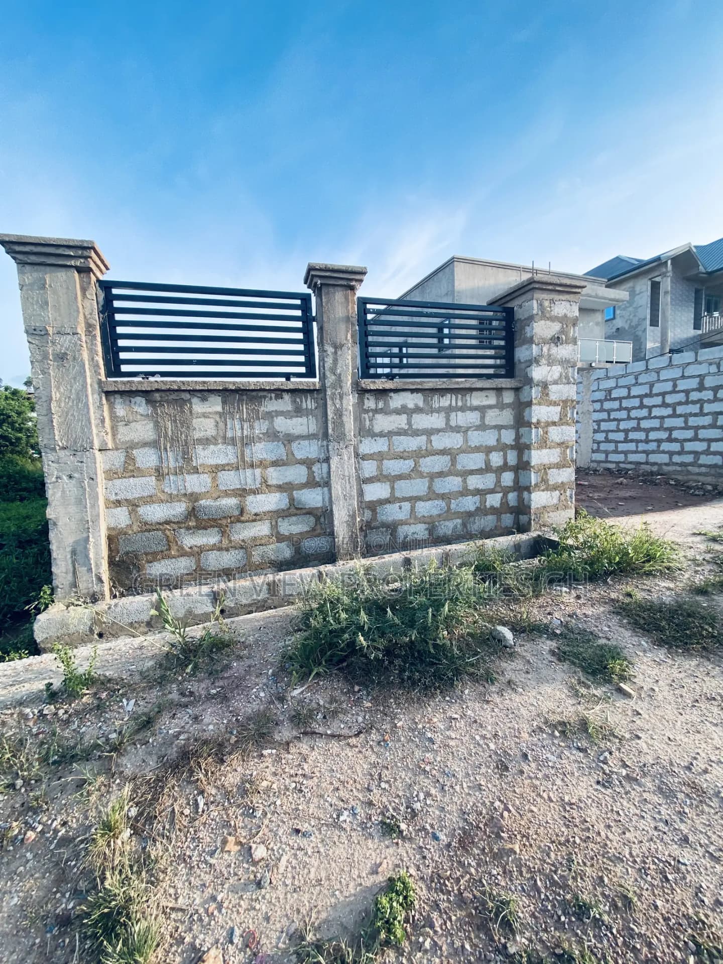 Roadside Half Plot Land for Sale at Old Barrier Bf the West Hills Mall - Land in Greater Accra, Weija, West Hills Mall Area - Sale