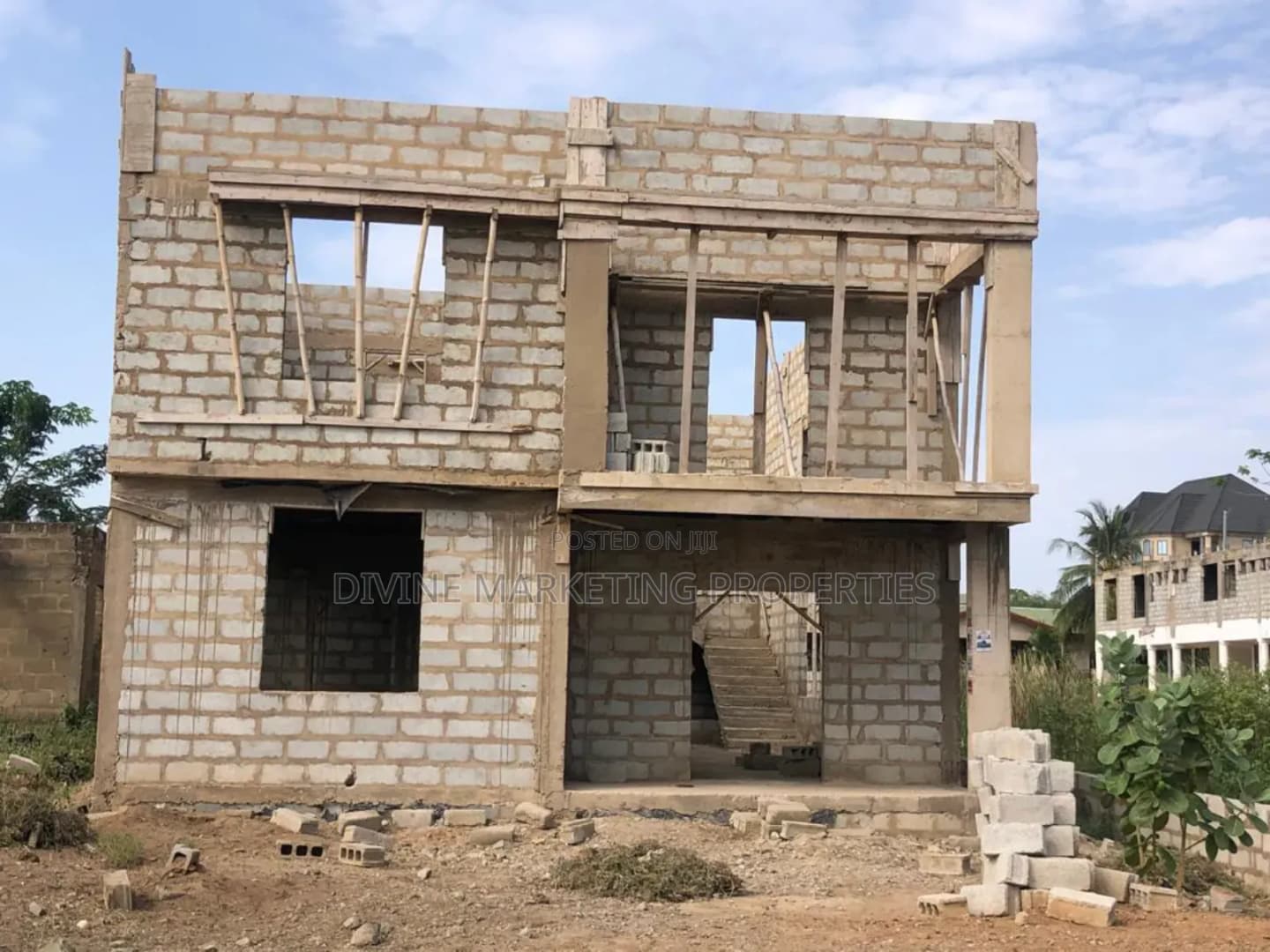 Registered 3master BRM Storey Roofed House at Kasoa - 3 bedroom House in Greater Accra, Gbawe, Zero / Gbawe - Sale