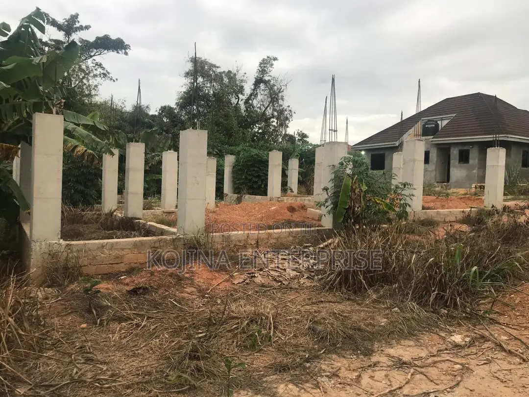 Prime Land With Ongoing Structure For Sale At Apire – Darko - Land in Ashanti, Kumasi Metropolitan - Sale