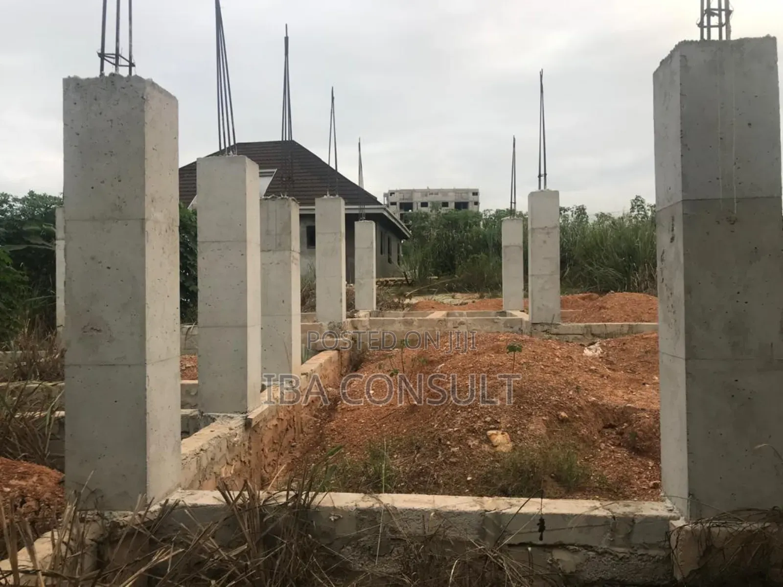 Land With 3 Bedrooms Footings for Sale at Santase Darko - Land in Ashanti, Kumasi Metropolitan - Sale