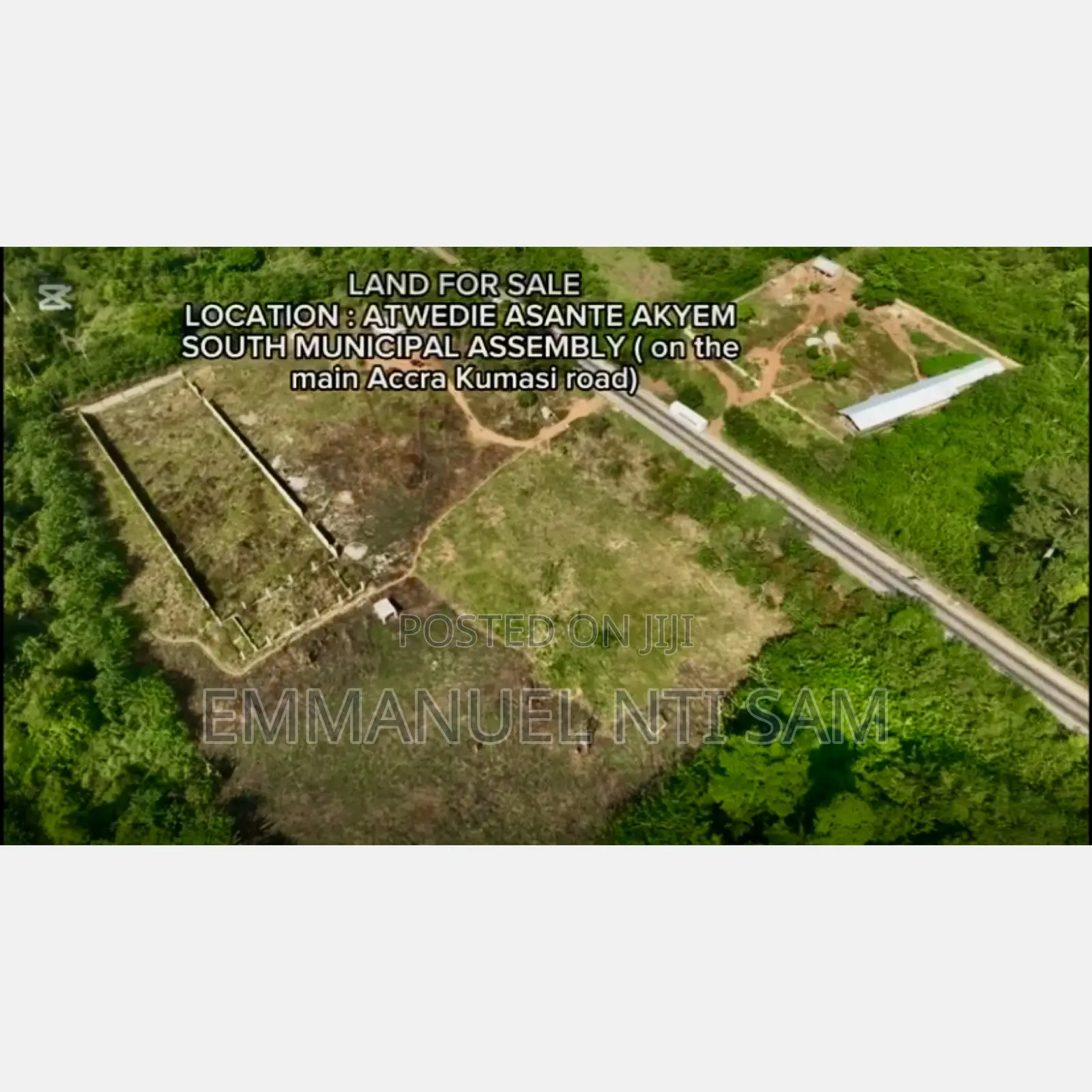 Acres of Land at Atwidie Close to Philadelphia Church - Land in Ashanti, Asante Akim South - Sale