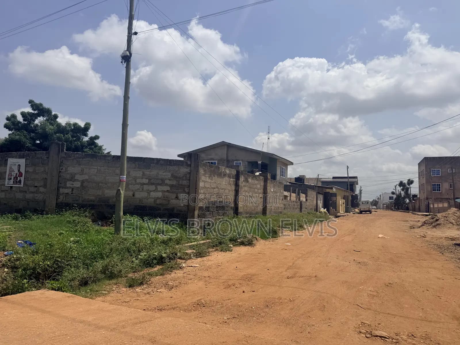 One and Half Plots of Land for Sale Just One Plot Away From Roadside - Land in Greater Accra, Ashaley Botwe, Nmai-Dzorn - Sale