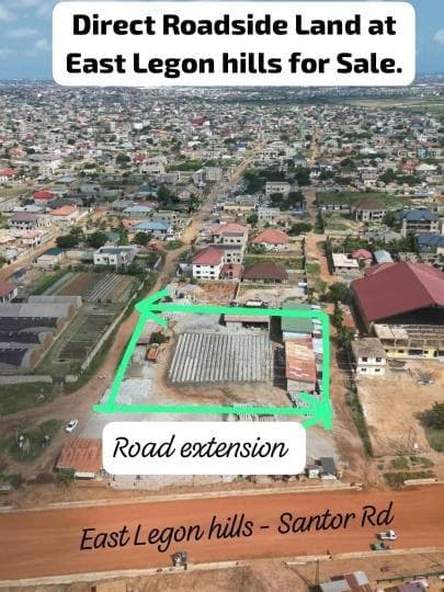 Commercial serviced land for sale at East Legon Hills (Santor) - Land in East Legon Hills (Santor) - Sale