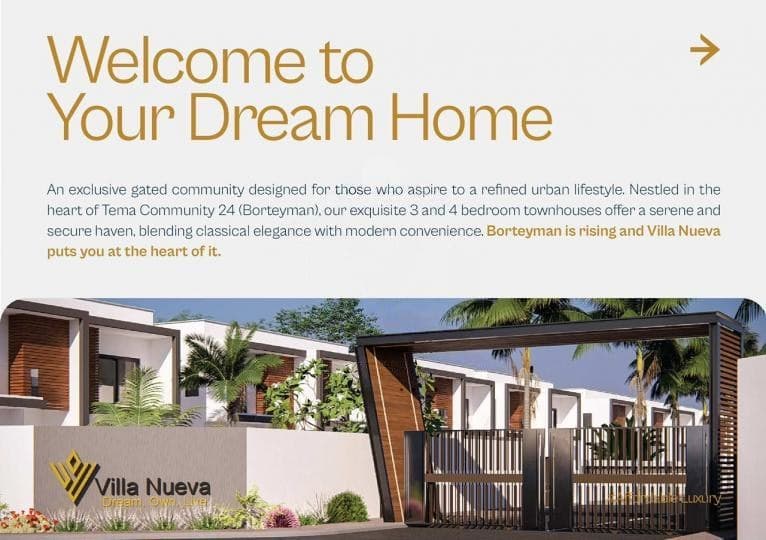 4 bedroom townhouse for sale at TEMA COMMUNITY 24 - 4 bedroom House in TEMA COMMUNITY 24 - Sale