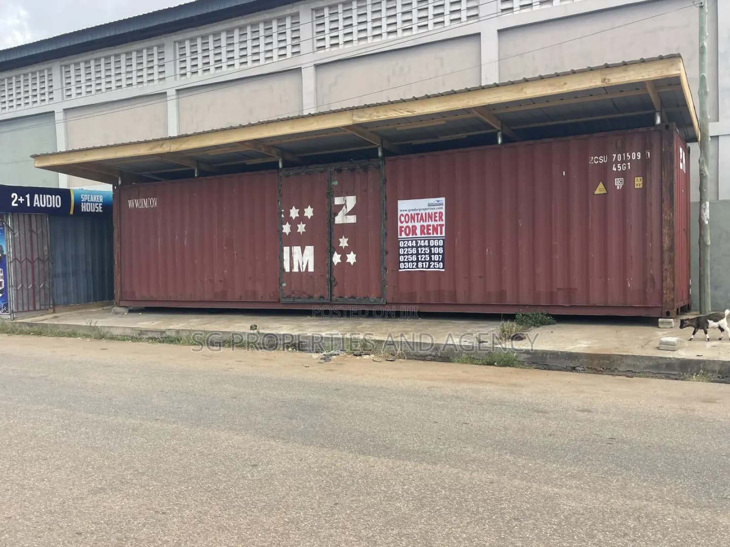 Spacious Container for Rent at Batsonaa Total Spintex - Commercial in Greater Accra, Spintex, Baatsona Total - Rent