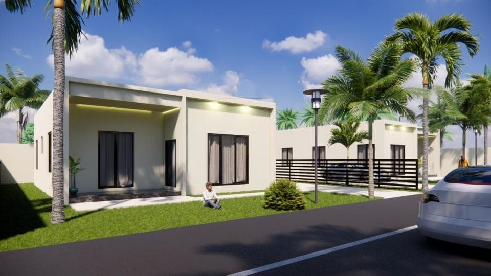 2 bedroom townhouse for sale at Kumasi Akropong - 2 bedroom House in Kumasi Akropong - Sale