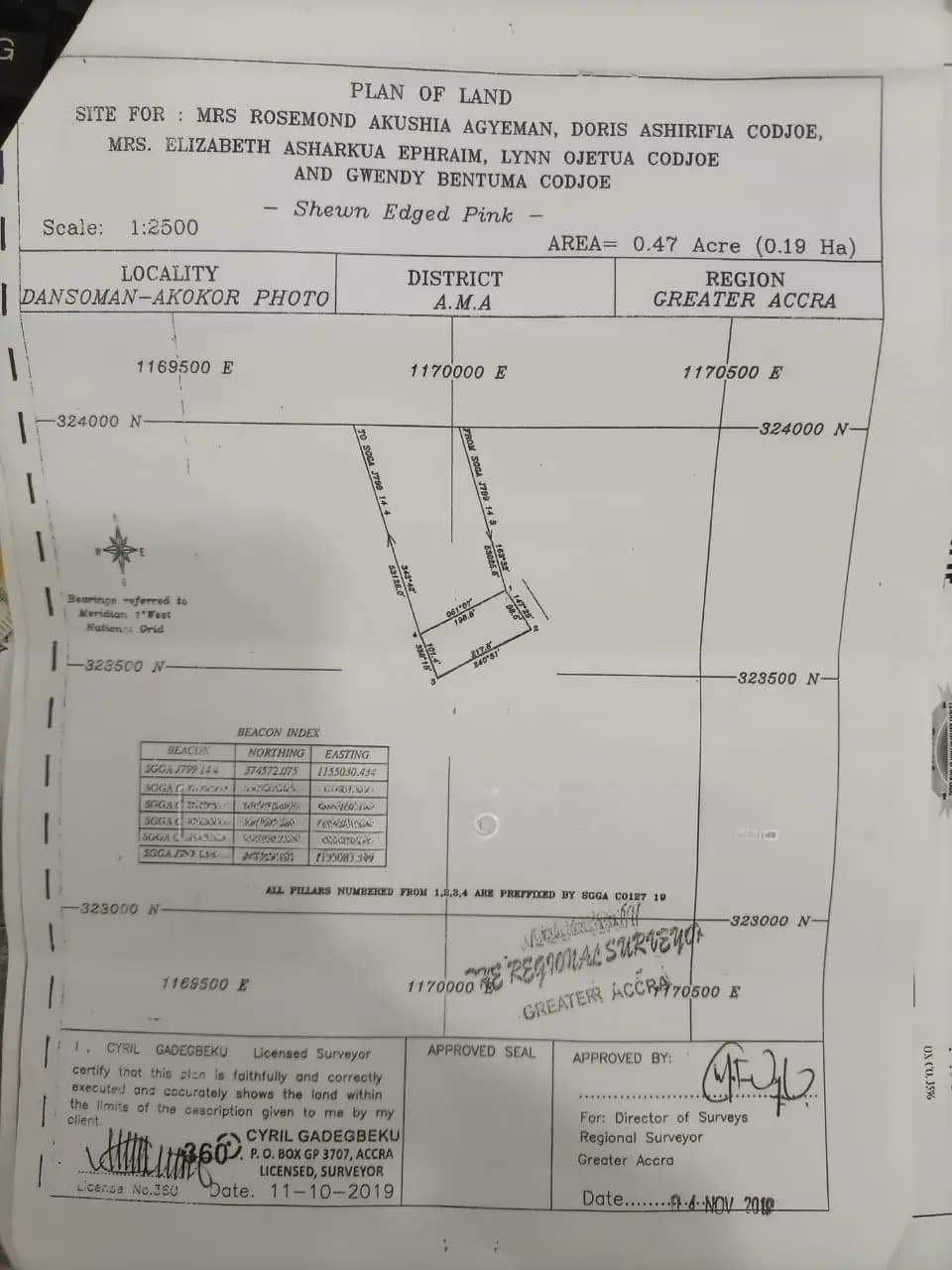 2 Plot of Land - Land in Greater Accra, Dansoman, Afoko Foto - Sale