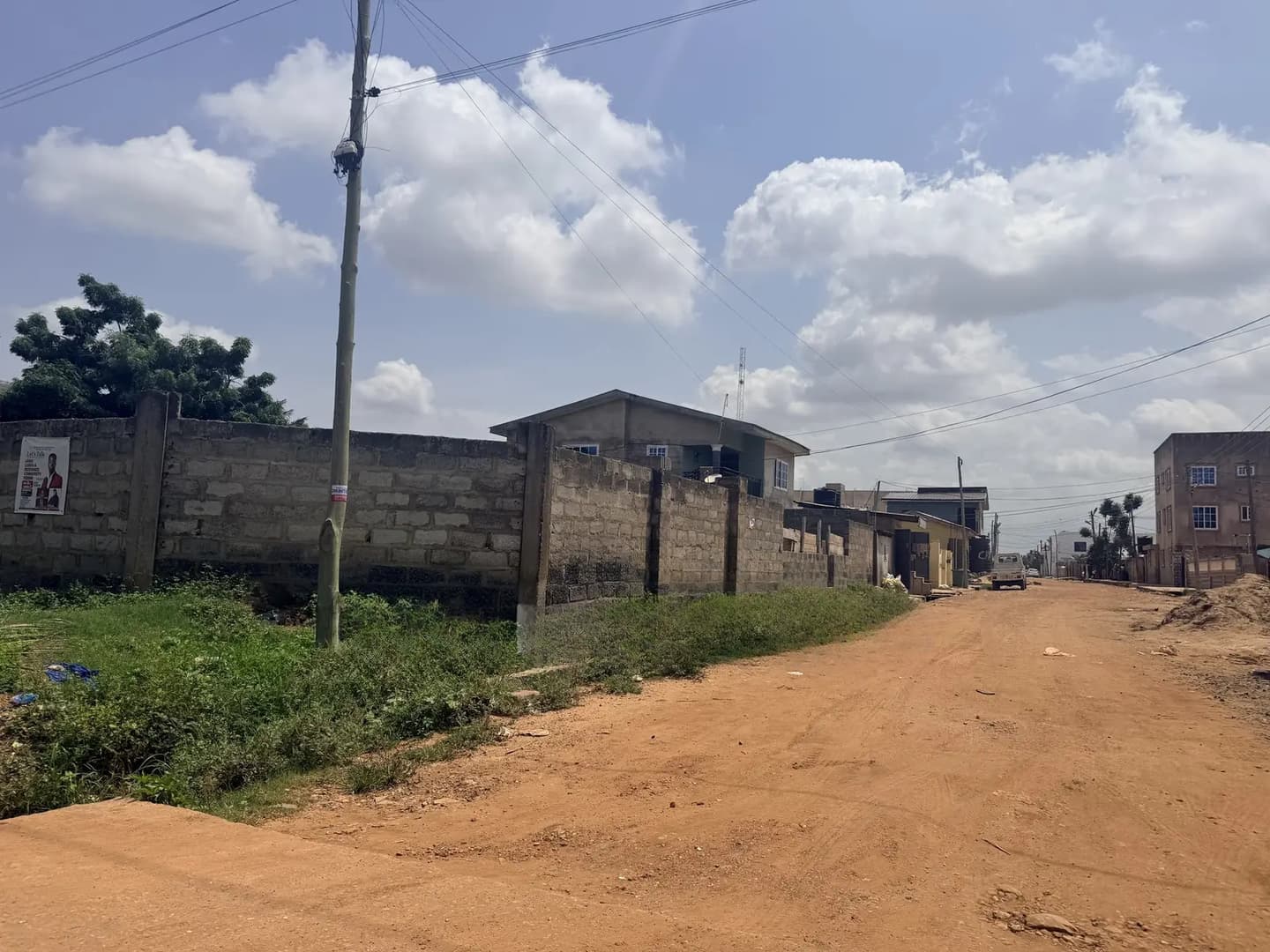 One and Half Plots of Land for Sale Just One Plot Away From Roadside - Land in Greater Accra, Ashaley Botwe, Nmai-Dzorn - Sale