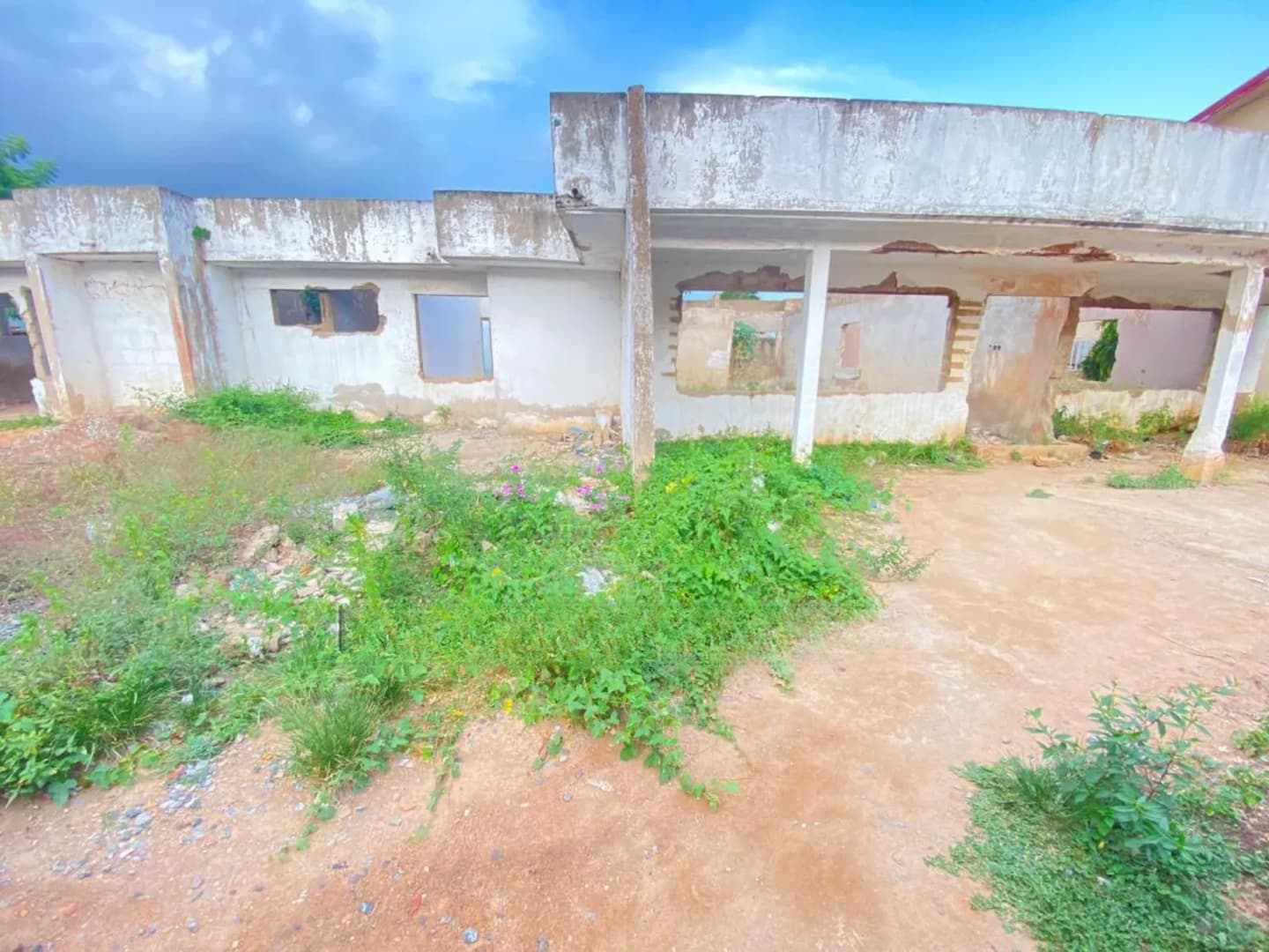 One Plot of Land With Uncompleted Structure for Sale at Tantra Hills - Land in Greater Accra, Tantra Hills, Ola Achool Area - Sale