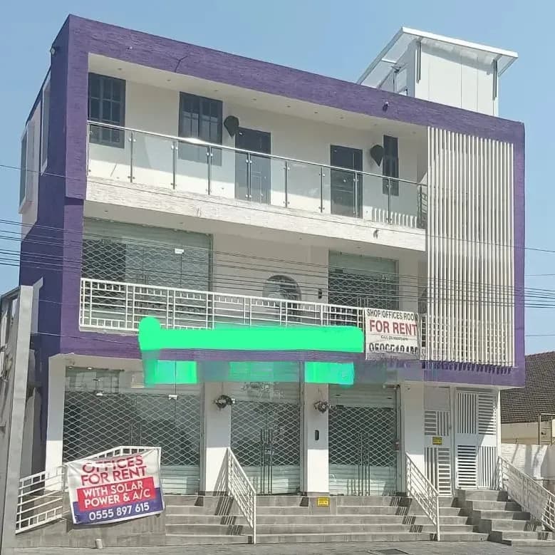 Shop Office With Solar Power AC 65 Sqre Metres East Legon - Commercial in Greater Accra, East Legon, Boundary Road Area - Rent