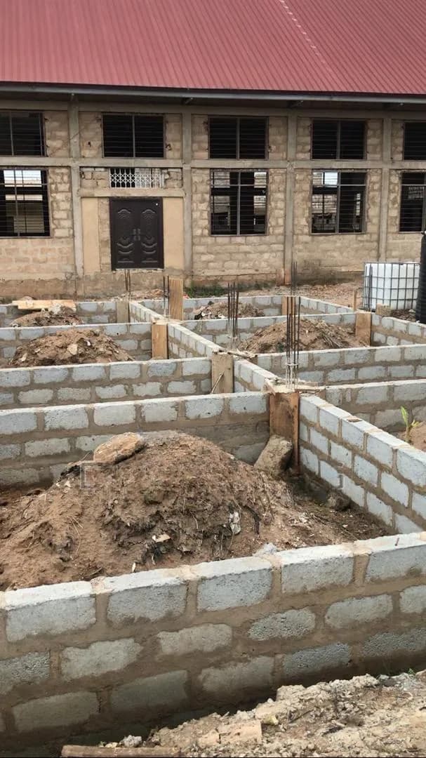 Uncompleted Storey Footings for Sale at ( Medie) Beside,Wele Wele Park - Land in Greater Accra, Accra Metropolitan - Sale